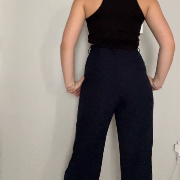 Navy Blue Business Slacks - Picture 3 of 3